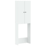 Toilet Cabinet BREDA White 66 x 25.5 x 190 cm Engineered Wood 897575