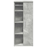 Bathroom Cabinet with Roll Holder Concrete Grey 39x22x90 cm 858527