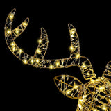 Reindeer Pull Sleigh Warm white 68 x 36.5 x62.5 cm PET 42019066