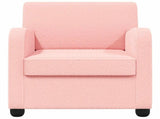 Armchair Pink Faux Lamb Fleece 42043408