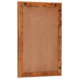 Bathroom Mirror 50x70 cm Solid Wood Acacia and Glass 377590