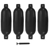 Boat bumpers Black 58.5 x 16.5 cm PVC 92382