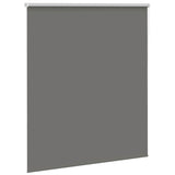 ZNTS Roller Blind Blackout Grey 130x175 cm Fabric Width 126.6 cm Polyester 4011160