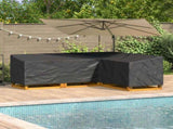 Furniture Cover Black 260 x 210 x 80 cm 600D Oxford Fbric 4105683