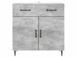 Sideboard Concrete Grey 66 x 34.5 x 89.5 cm Engineered Wood 894868