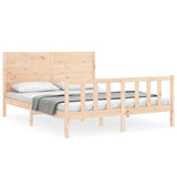 Bed Frame without Mattress 160x200 cm Solid Wood Pine 3192761