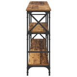 Console Table Old Wood 150 x 29 x 76.5 cm Engineered Wood 882796
