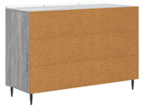 Sideboard Grey Sonoma 89 x 34.5 x 82 cm Engineered Wood 894421