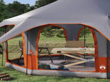 Family Tent Grey and Orange 5-Person 42017396