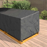 Furniture Cover Black 330 x 255 x 80 cm 600D Oxford Fbric 4105695