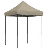 ZNTS Foldable Party Tent Pop-Up Taupe 200x200x306 cm 4004986