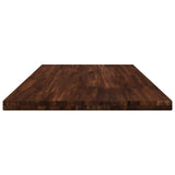Rectangular Table Top 130 x 60 x 3.5 cm Rectangular Dark Brown 938284