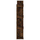 Book Cabinet 48x25.5x140 cm Smoked Oak Engineered Wood 816005