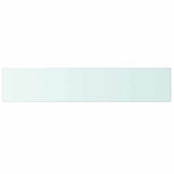 Shelves 2 pcs Panel Glass Clear 100x20 cm 3051584