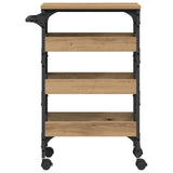 Kitchen Trolley Artisan Oak 53 x 20 x 76 cm Engineered Wood 883023