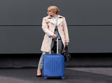 Stylish 5-Piece ABS Luggage Set with Diamond Pattern & Non-TSA Locks 64747502