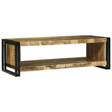 Coffee Table Brown 120 x 50 x 38 cm Solid Mango Wood 4104712