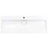 Wash Basin 120x46x11 cm Mineral Cast/Marble Cast White 144067