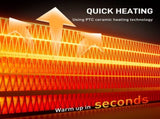 2000W Ceramic Electric Heater with Fan, Timer, Oscillation - Black T3398P423063