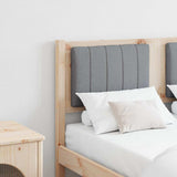Upholstered Headboard Brown 120 cm Solid Pine Wood 879074