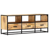 TV Cabinet 120x30x45 cm Solid Mango Wood 247742