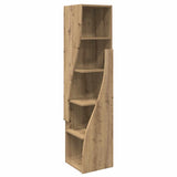 Corner Cabinet 32x32x140cm Engineered Wood Artisan Oak 889884