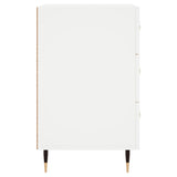 Bedside Cabinet White 40x40x66 cm Engineered Wood 827636