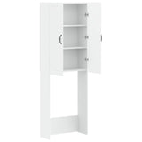 Toilet Cabinet UTRECHT White 66 x 25.5 x 190 cm Engineered Wood 897795