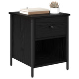 Bedside Cabinet 2 pcs Black Oak 40 x 42 x 50 cm Engineered Wood 881851