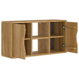 ZNTS TV Cabinet ODDA 79x24x40 cm Solid Wood Pine 4103603