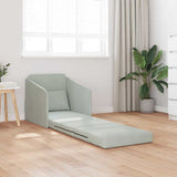 Sofa Bed Light Grey 65 x 80 x 83 cm Velvet 4106648