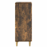 Drawer Cabinet Smoked Oak 33 x 34.5 x 90 cm Engineered Wood 894620