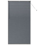 Venetian Blinds Manual Dark Grey 220 x 115 cm Aluminium 42006100