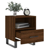 Bedside Cabinets 2 pcs Brown Oak 40x35x47.5 cm Engineered Wood 827499
