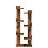 Book Cabinet Old Wood 48x25.5x140 cm Engineered Wood 856694