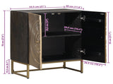 Sideboard Brass 53.5 x 30 x 70 cm 42020071