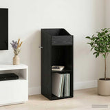 Record Cabinet Black Oak 36 x 36 x 95.5 cm Engineered Wood 8012827