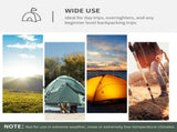 Two-Man Dome Tent, with Front Vestibule - Blue/Grey T3398P348713