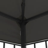 Gazebo with LED String Lights 3x4 m Anthracite 3070323