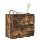 TV Cabinet Smoked Oak 60x35x54 cm Engineered Wood 861782