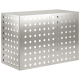 Air Conditioner Cover Silver 100 x 50 x 70 cm Stainless Steel 8014133