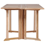7 Piece Folding Outdoor Dining Set Solid Teak Wood 44661