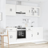 8 Piece Kitchen Cabinet Set Kalmar White Engineered Wood 3314821