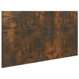 Bed Headboard Smoked Oak 160x1.5x80 cm Engineered Wood 816973