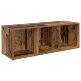 TV Cabinet Set 2 pcs Old Wood 37 x 35 x 107cm Engineered Wood 3393549