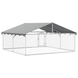 Outdoor Dog Kennel with Roof 300x300x150 cm 171501