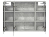 Bathroom Mirror Cabinet Concrete Grey 63.5 x 16 x 62.5 cm 889154