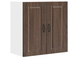 Wall Cabinet PORTO Brown Oak 60 x 31 x 80 cm Engineered Wood 885402