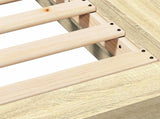 Bed Frame without Mattress Sonoma Oak 160x200 cm 3281177