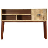 Console Table 115x30x76 cm Solid Rough Mango Wood 282746